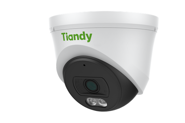 Tiandy Tiandy TC-C34XN, 4MP 2.8mm, Caméra à tourelle, Maker couleur fixe, PoE, blanc