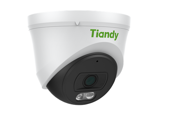 Tiandy Tiandy TC-C34XN, 4MP 2.8mm, Caméra à tourelle, Maker couleur fixe, PoE, blanc