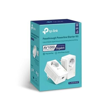 TP-Link TP-Link Powerline Adapter 1000 Mbps set med uttag