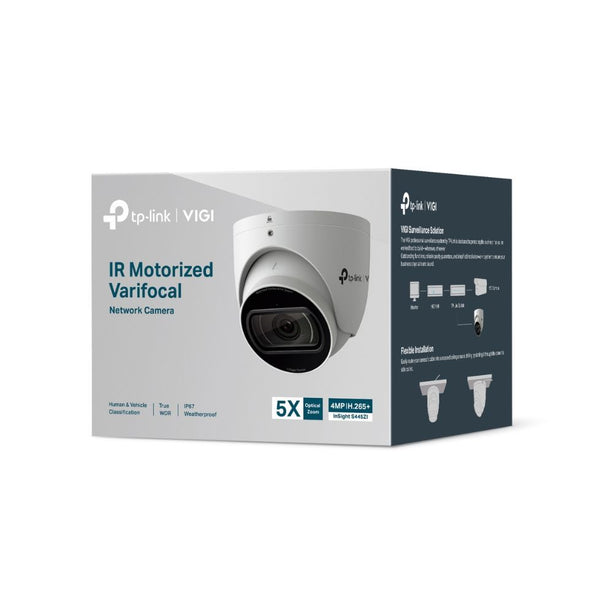 TP-Link TP-Link VIGI InSight S445ZI - 4MP IR Motorized Varifocal AI Turret Camera met 5x Zoom