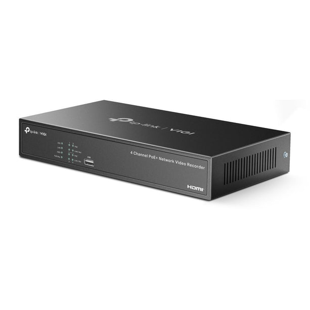 TP-Link TP-Link VIGI NVR1004H-4P-2TB - 4 Kanaals PoE NVR met 2TB HDD