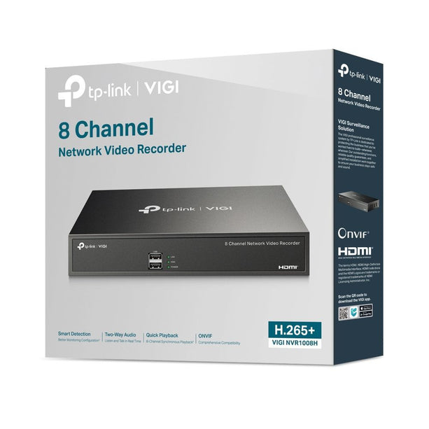 TP-Link VIGI NVR1008H - NVR med 8 kanaler
