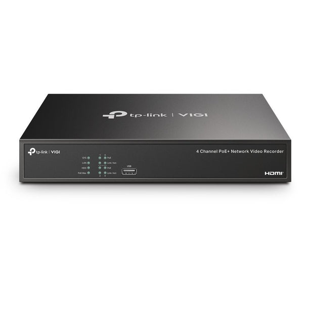 TP-Link VIGI NVR1004H-4P-2TB - 4 Channel PoE NVR with 2TB HDD