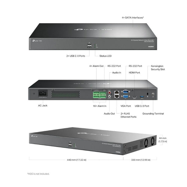 TP-Link VIGI NVR4032H - 32 Channel NVR