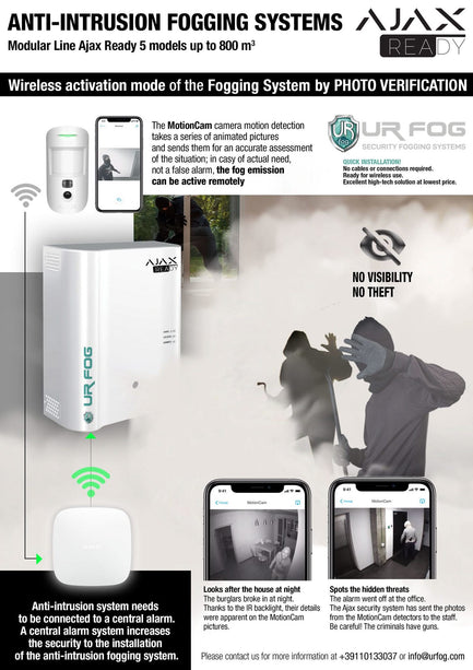 URFOG URFOG FPU03ESM400A Mistmachine Ajax Ready tot 400m3