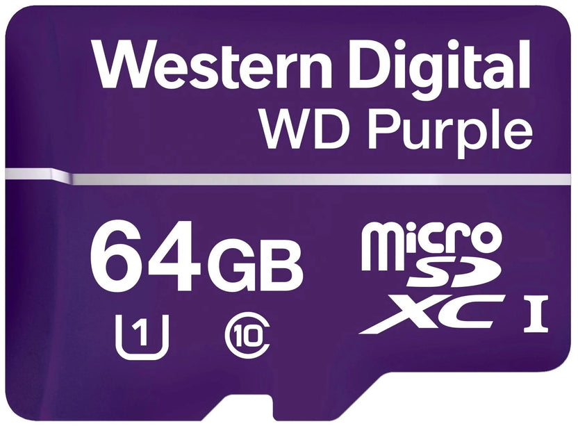 Western Digital Purple MicroSD Videoövervakning